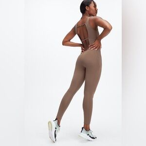 Fabletics Tyra One Piece 7/8 Frontier Brown / Tan
